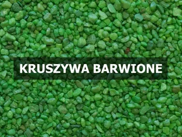 Kruszywa barwione